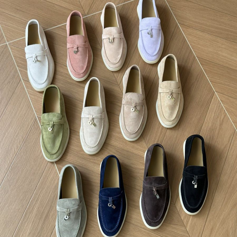 Original Quality! Italian Accessible Luxury Women's Shoes, Comfortable Daily Casual Business Loafers, Lock-Beaded Shoes Original Quality! Italian Accessible Luxury Women's Shoes, Comfortable Daily Casual Business Loafers, Lock-Beaded Shoes