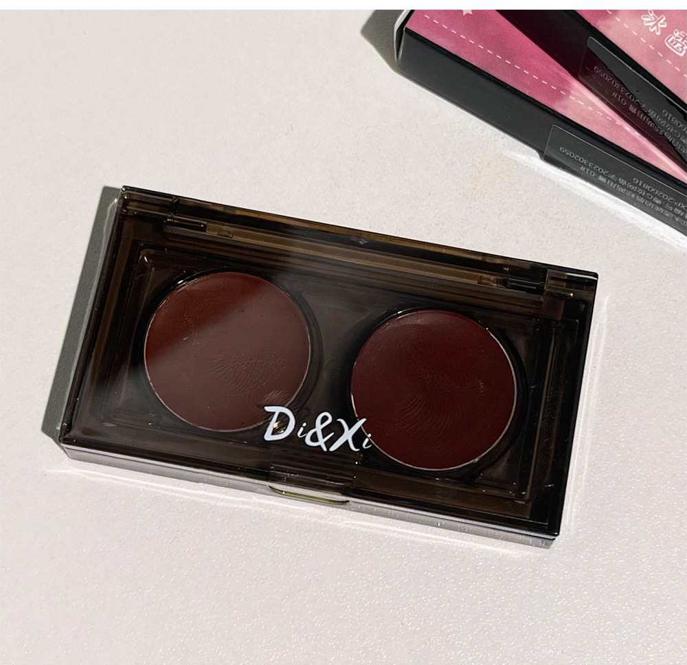 DIXI Ice-Clear Amber Lip and Cheek Dual-Purpose Cream, Soft, Smooth and silky Lipstick, pseudo natural look, color Enhancement, Versatile Blush, Cross-border wholesale undefined