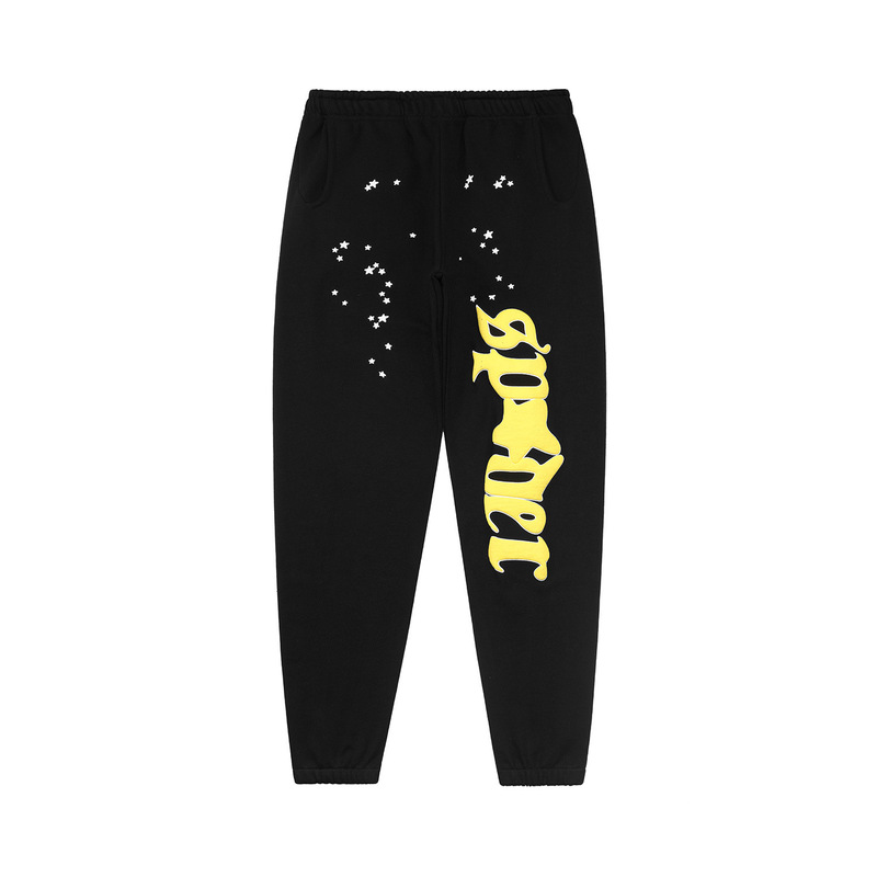 Sp1derヒップホップ歌手Young Thugと同じスタイルのフォームレター555555カップル用パーカーPinkスウェットシャツ|undefined