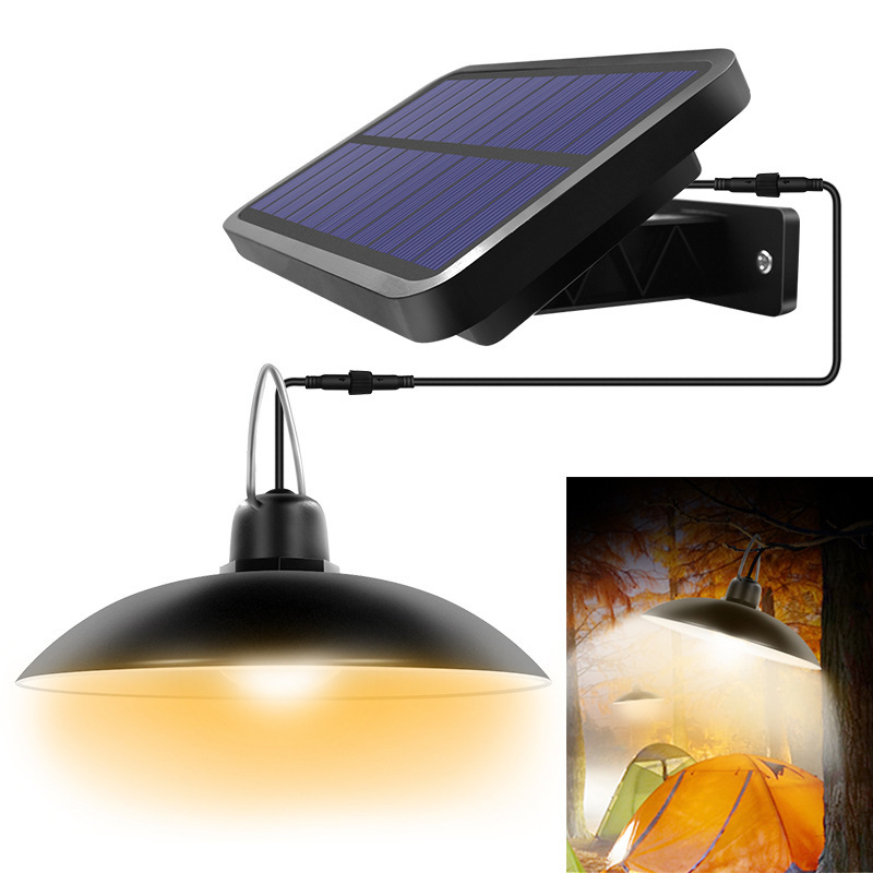 Explosiones transfronterizas 16LED lámpara solar candelabro jardín interior corredor dividido lámpara larga iluminación