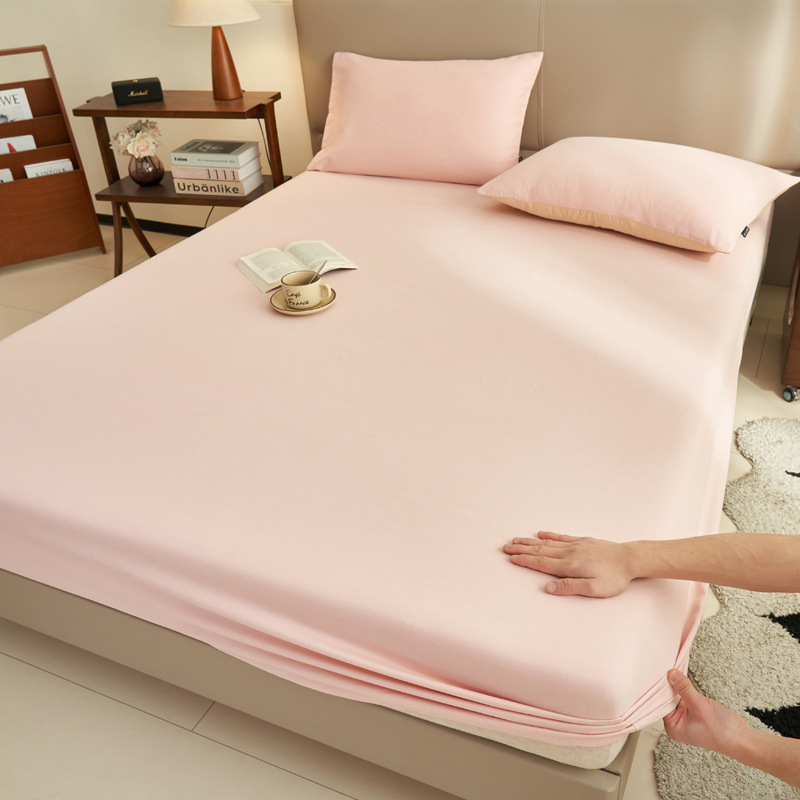 Nueva sábana de algodón puro pieza individual 100 funda de cama de algodón todo incluido funda de colchón funda de cama juego de tres piezas 2025 nuevo