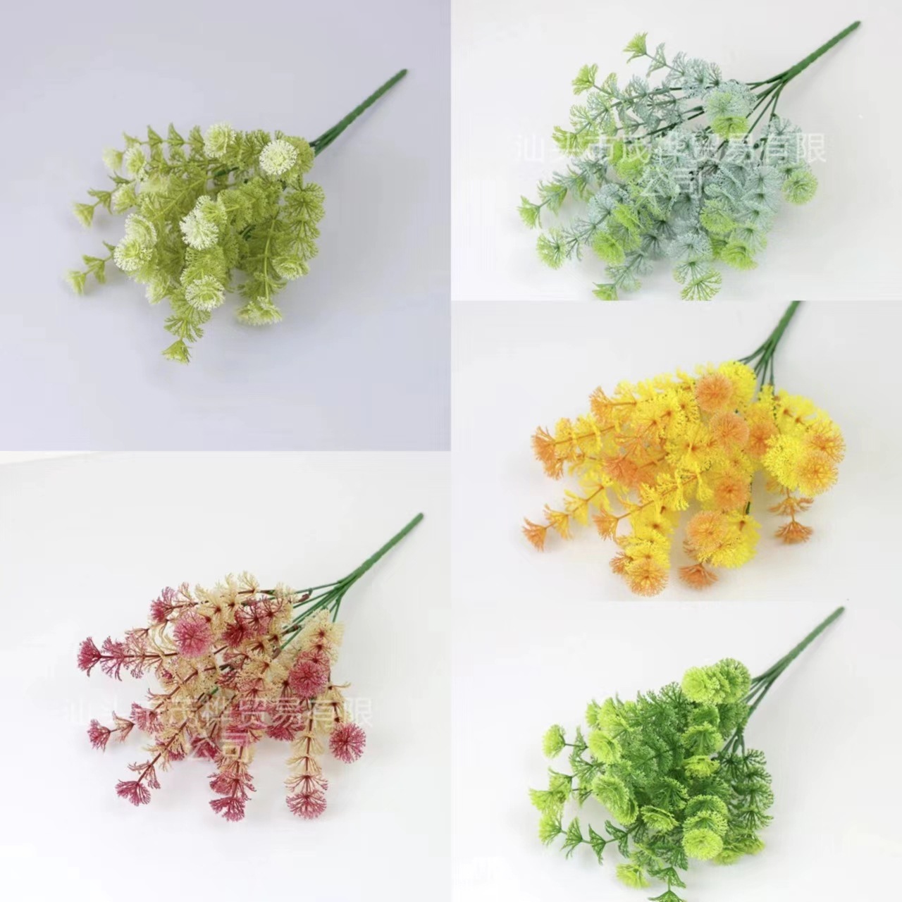 Simulation vanilla bouquet fake flowers green plant ornaments bouquet wedding home decoration plastic money leaf simulation flowers