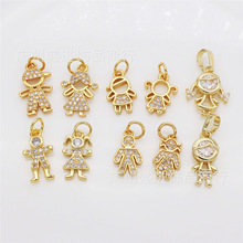 18K�������к�Ů��С����С��� diy�Ʒ��H������ִ����