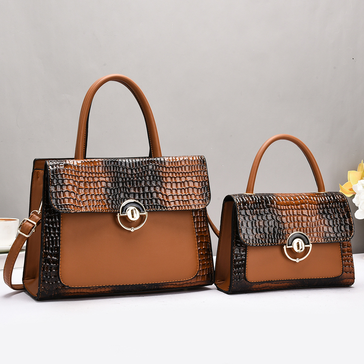 Bolso Tote coreano 2025 nueva bolsa de compras bolso de hombro de gran capacidad bolso de mamá de moda