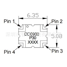 DC0900P30 700-1000MHz 30dB ��������� Yantel 6.35X5.08