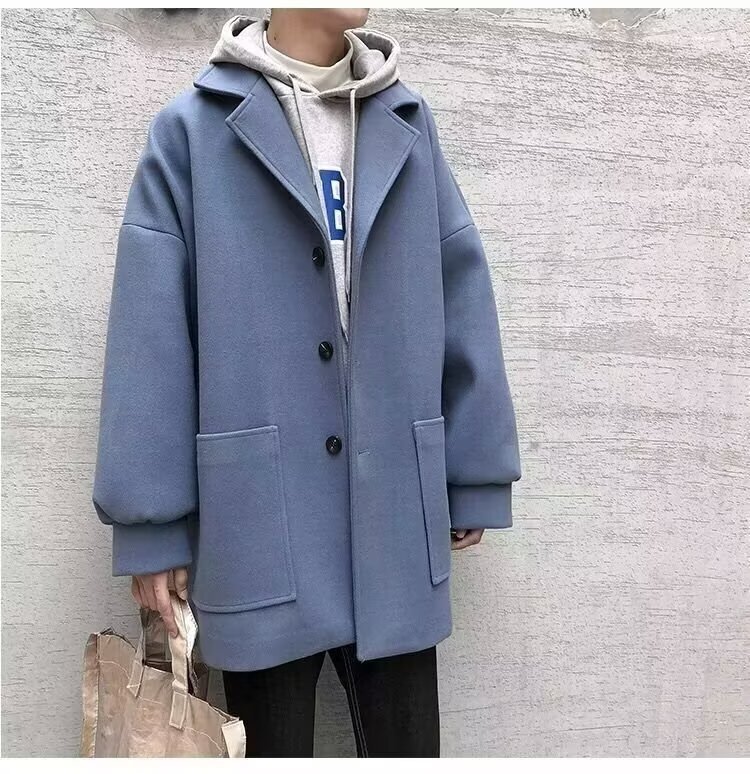 파란색
