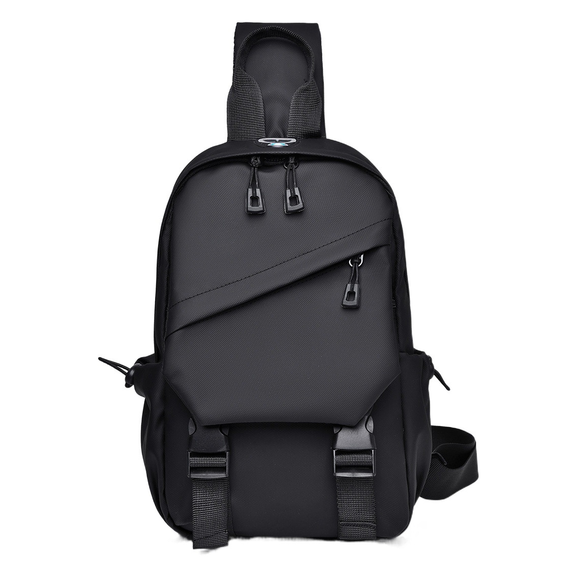 Bolso de pecho informal a la moda con múltiples bolsillos para hombre, bolso cruzado, nuevo bolso de hombro de gran capacidad para deportes de ciclismo al aire libre