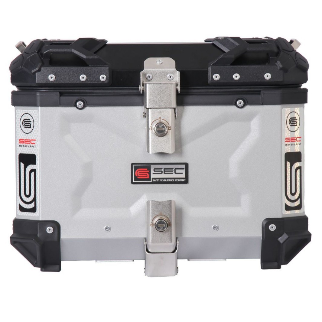 45LSEC extremo desmontaje rápido motocicleta aleación de aluminio caja trasera coche eléctrico caja lateral caja de almacenamiento impermeable