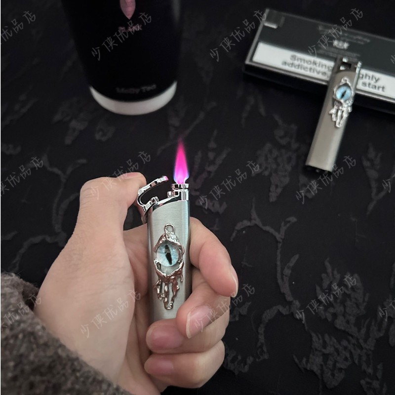 原创手作打火机防风高级感送男女生礼物金属蝴蝶高颜值网红送男友|undefined