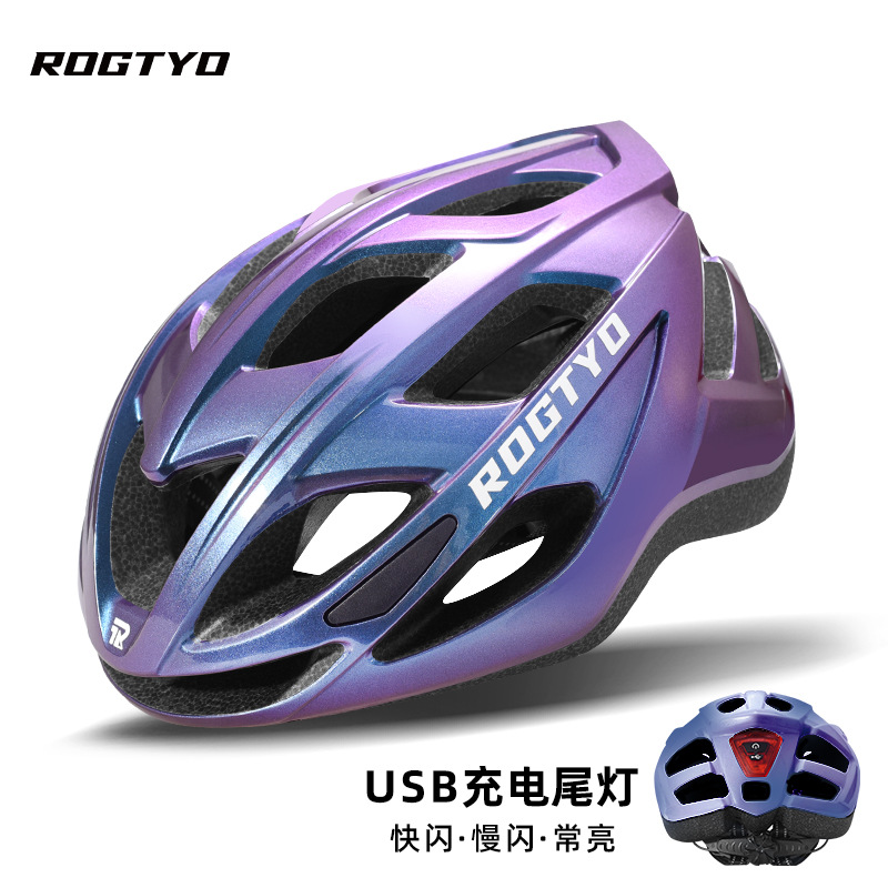 Casco de ciclismo de bicicleta de montaña para hombres y mujeres de verano para vehículos de carretera para romper el viento y formar casco integrado para equipos de ciclismo image 16