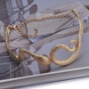 Trend metal retro necklace hip-hop style, suitable for import, European style, simple and elegant design, wholesale