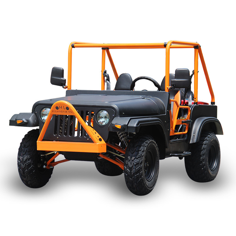 Kart Convertible de Dos Asientos de Hierro y Plástico con Arranque Eléctrico