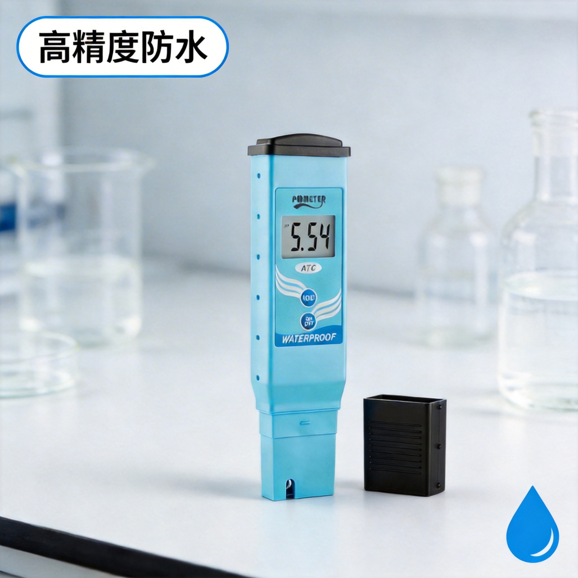 深圳防水笔式高精度酸度计 带温度补偿 高精度PH计 PH-096