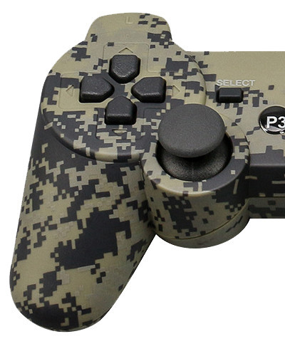 Mando de juego PS3 multicolor con botón universal de copo de nieve de doble vibración Bluetooth inalámbrico con mango P3 transfronterizo de fábrica