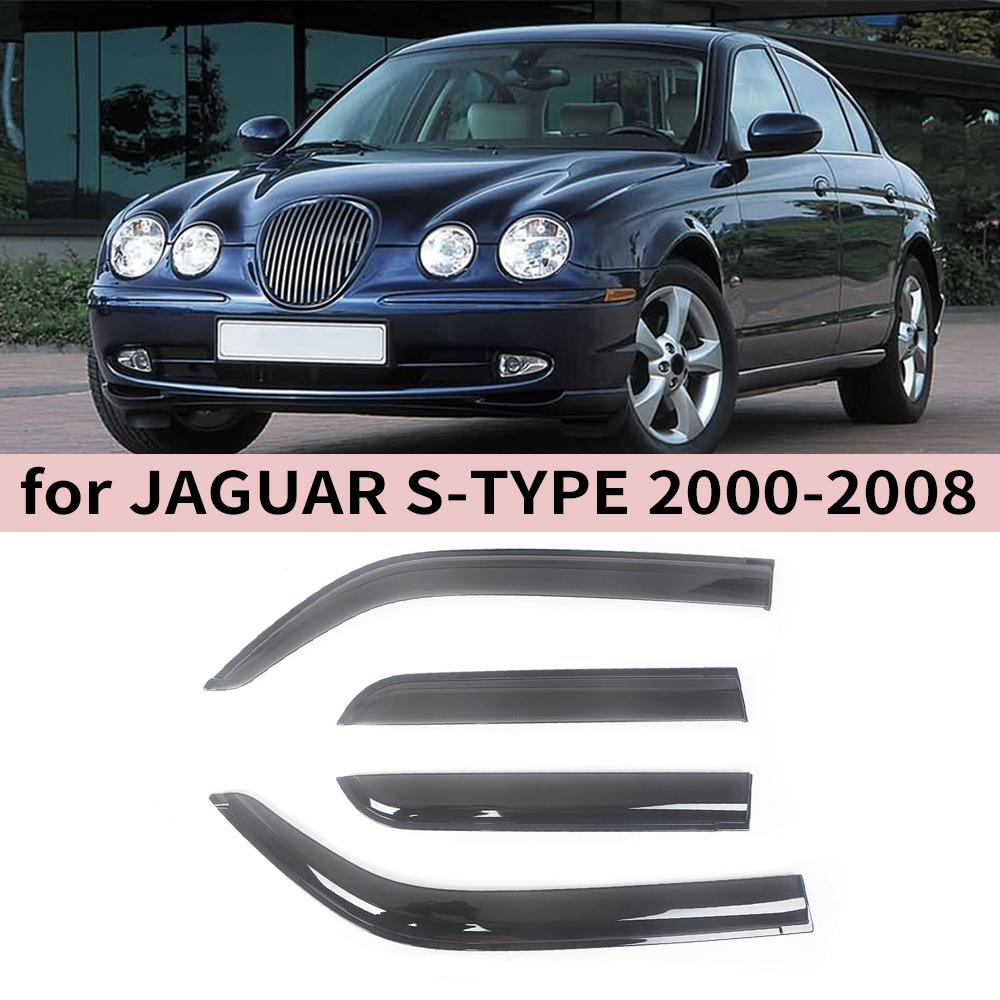 Jaguar Jaguar S-Type 2000-2008 Window Visor Rain Guard (Rain shield) - for-jaguar-s-type-2000-20084pcs