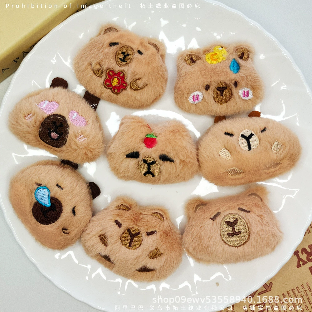 Маленький мультяшный кулон, брошь, заколка для волос, DIY