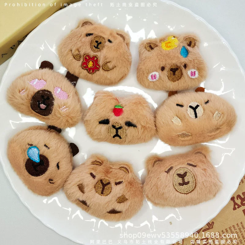 Маленький мультяшный кулон, брошь, заколка для волос, DIY