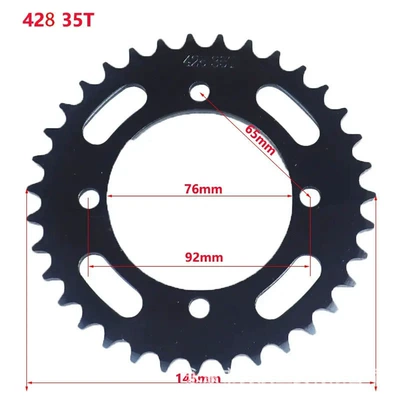 Off-Road Motorcycle Atv Transmission Modification Parts, Various Models of Sprockets, 420/428, 40 Teeth, 50 Teeth (Diferensial dişli dəstləri) - 428-35t