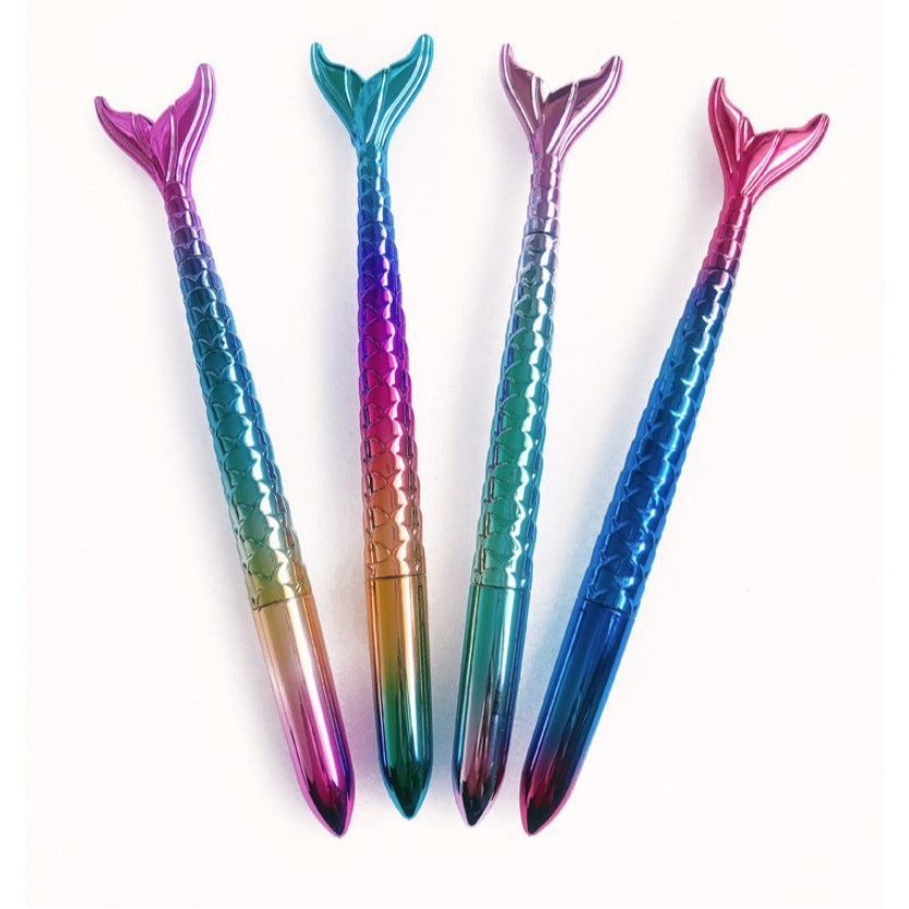 Lindo dibujos animados fresco luminoso conejo largo oído firma pluma con enchufe de polvo pluma de gel pluma de agua de alta calidad