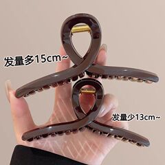抓夹女高级感2025新款大号发量大后脑勺鲨鱼夹慵懒风盘发发夹夹子