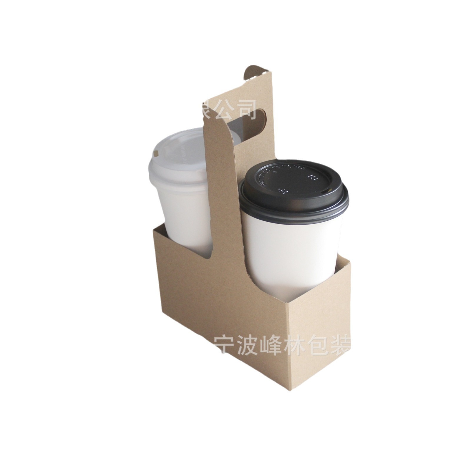 Taza desechable de té de leche base fija taza de café para bebidas para llevar caja de soporte de taza para bebidas de soporte inferior