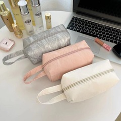 バッグ レディースバッグ お土産 ペンケース 化粧ポーチ ポータブル 洗面用具収納バッグ マカロンカラー 若々しい化粧ポーチ