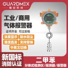 工业在线固定分体式耐高温型二甲苯气体检测仪分体式报警仪器防爆
