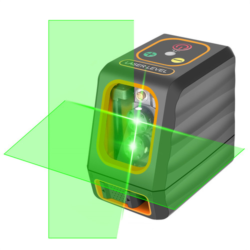 Inorm Laser Level, Infrared Laser Line Projector, Level and Vertical Line Finder, Indoor Leveling and Line Drawing, Green Light