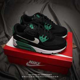 max90气垫运动鞋女系带休闲百搭跑步鞋男士 秋冬篮球鞋情侣旅游鞋