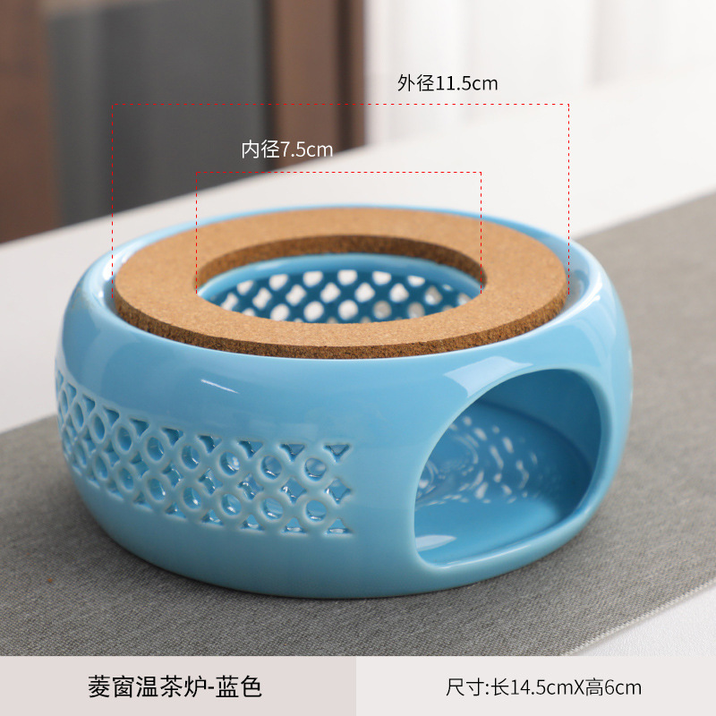 Directo de fábrica de té de la vela calentador de cerámica de la preservación del calor del hogar calefacción calentador de té restaurante Hotel calentador de té