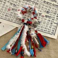 藏式手绳编织链格桑花民族风琉璃diy材料包成品手串