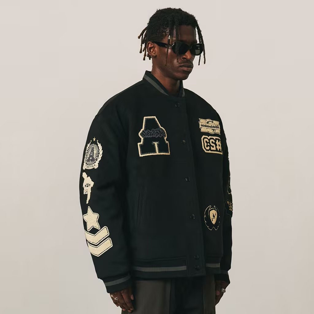 Îmbrăcăminte bărbătească, jachete pentru bărbați și femei, jachete de baseball pentru cupluri, broderie grea, jachete supradimensionate hip hop la modă_voghion.com