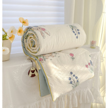 新款A类水洗双层纱大豆纤维夏被夏凉被空调被