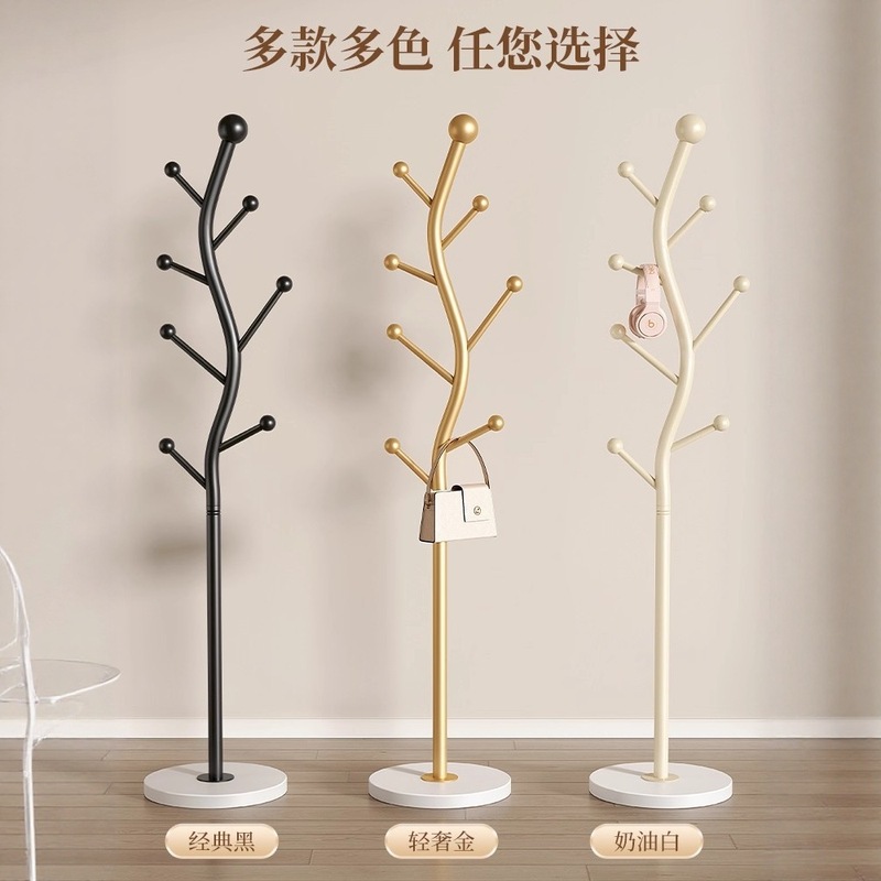 意式轻奢衣帽架落地卧室床边个性衣服收纳架子简易家用网红挂衣架|undefined