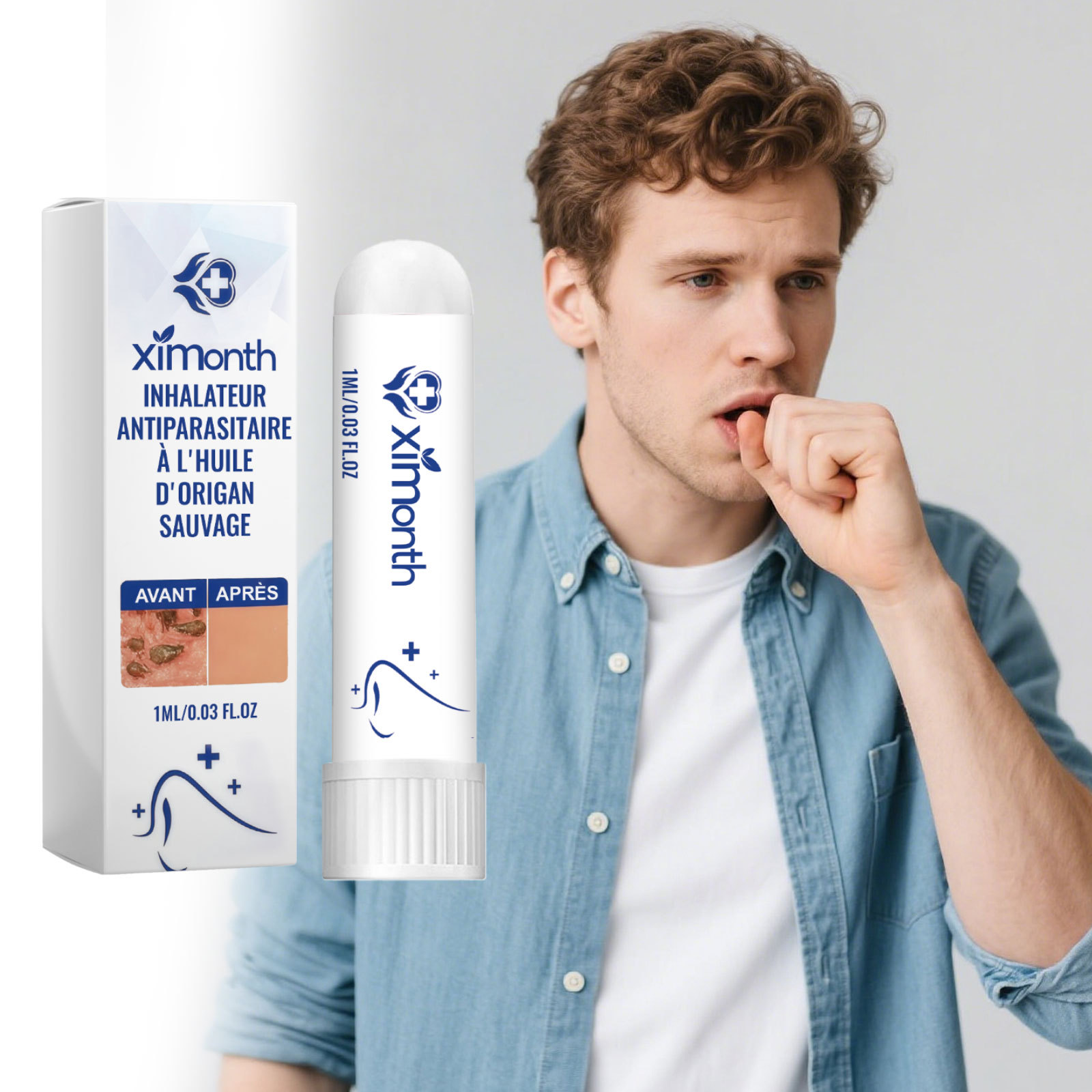 Ximonth Nasal Inhaler Gentle Ingredients for Nasal Care Fresh and Comfortable Daily Portable Nasal Inhaler Stick