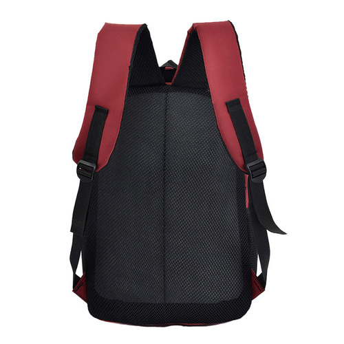 New fashionable large-capacity backpack solid color simple water-repellent business computer bag travel commuter school bag