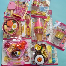 日式布丁套装投喂食食物玩具儿童过家家拉面兔子便当仿真套餐雪糕