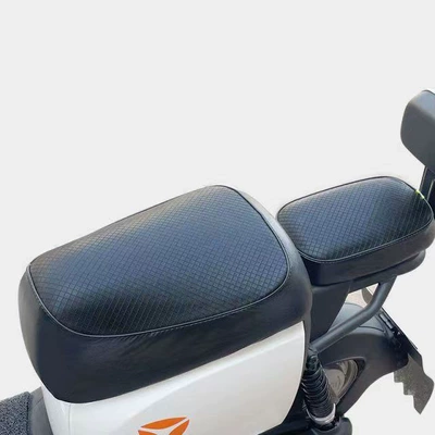 yadi leather cover, Electric car cushion - new-national-standard-black-square-front-seat-cover-rear-seat-cover