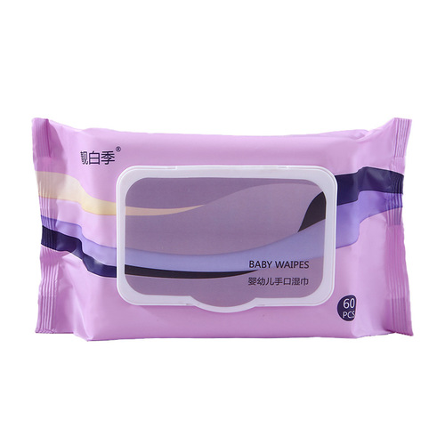One-time use wet wipes, large pack, thick toilet paper with cover, baby and mouth wet wipes for cleaning, unscented, wholesale