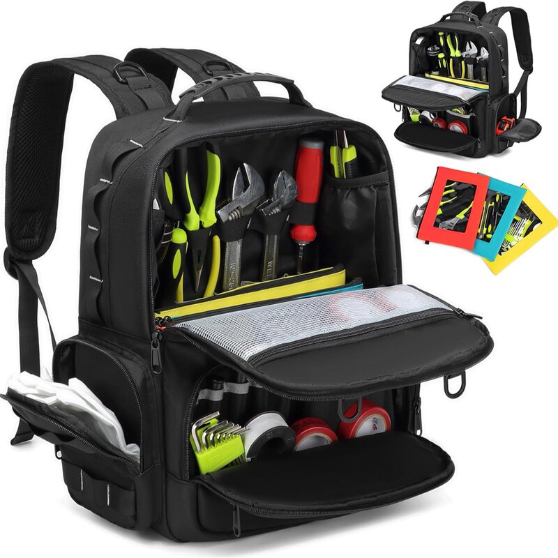 For Electrician Industrial Construction Hvac Technician Maintenance Personnel Tool Storage Organizing Tool Backpack For Electrician Industrial Construction Hvac Technician Maintenance Personnel Tool Storage Organizing Tool Backpack