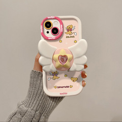 立體星星翅膀適用蘋果適用15/14promax手機殼蘋果13pro小眾11/12