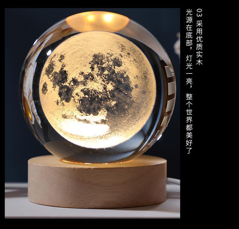 クリスタルボール3d内彫刻サンタクロース星シリーズ工芸クリスマスプレゼントメーカー直販量大特恵|undefined