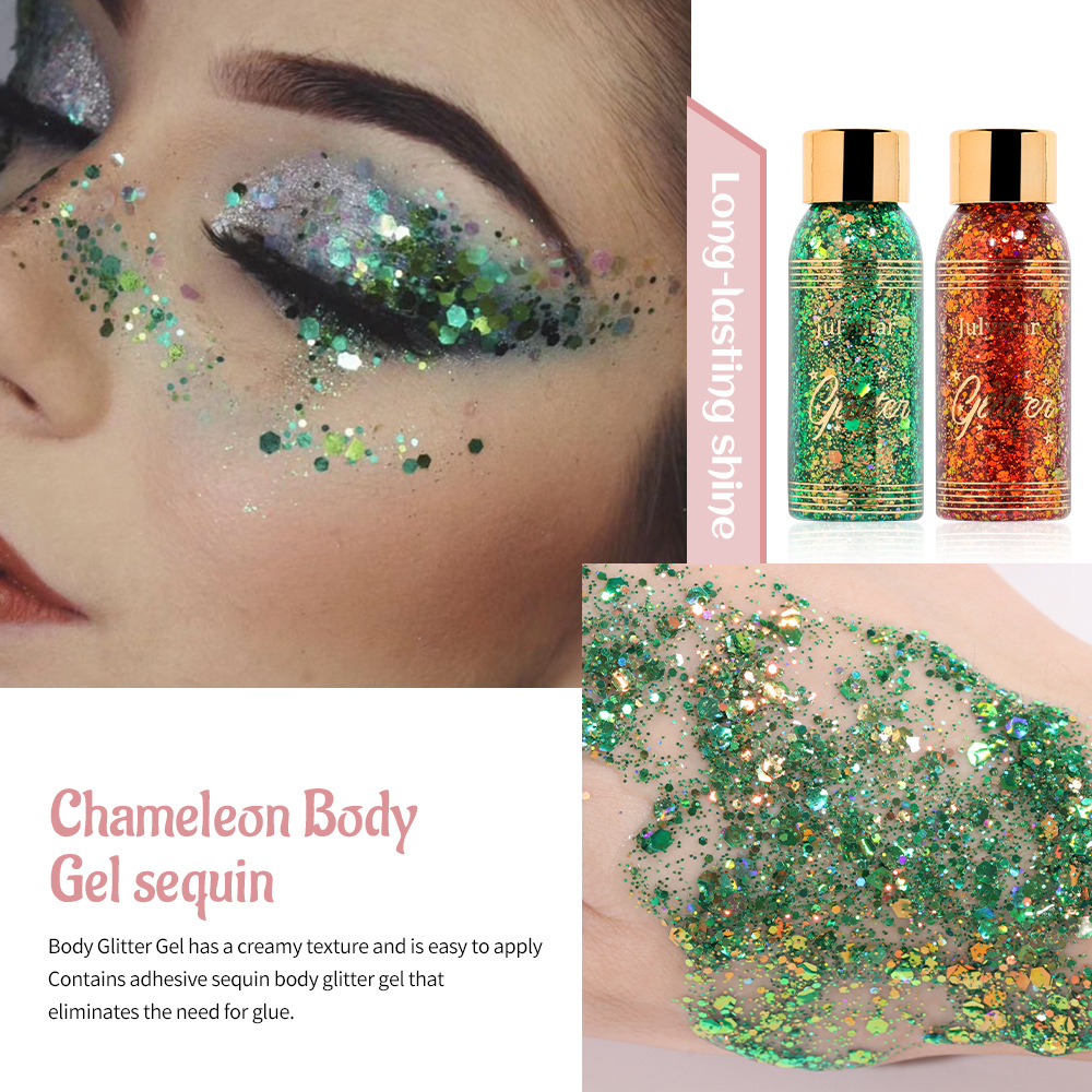 Makeup gel chameleon liquid stage makeup face body flash eye shadow_voghion.com