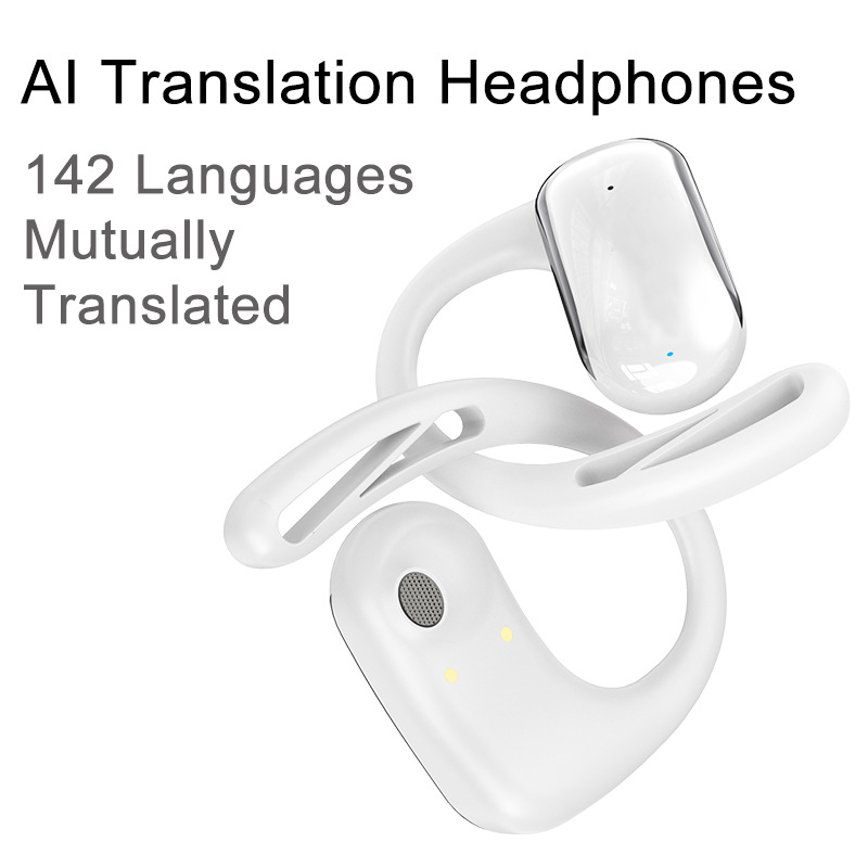私模跨境爆款ows蓝牙耳机无线不入耳AI翻译挂耳式蓝牙耳机定