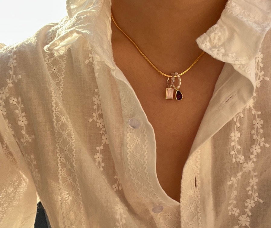 Retro Geometric Copper Plating Pendant Necklace 1 Piece