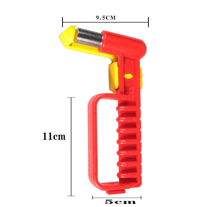 Qìchē – Car Safety Qəza çəkici - red-18cm8cm