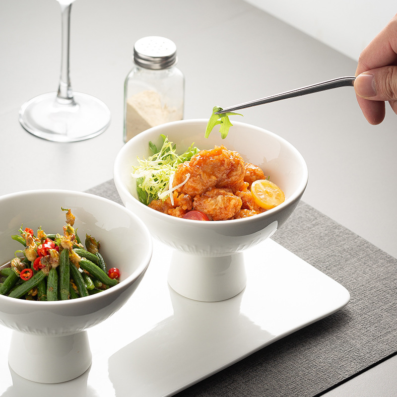 Japanese Tall Dessert Bowl Pure White Ice Cream Milkshake Bowl Snack Bowl Restaurant Sashimi Plate Dessert Plate Hotel Tableware Japanese Tall Dessert Bowl Pure White Ice Cream Milkshake Bowl Snack Bowl Restaurant Sashimi Plate Dessert Plate Hotel Tableware