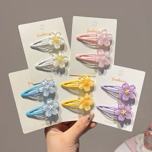 Заколка (hairpin) универсальная цветочная для детей, 6,083 см, пастельные цвета