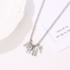Fashionable necklace, chain for key bag  suitable for men and women with letters, Korean style