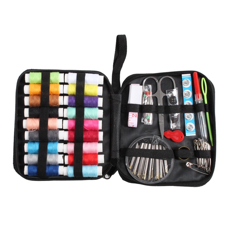 재봉 키트 골무 86개 세트(블랙)